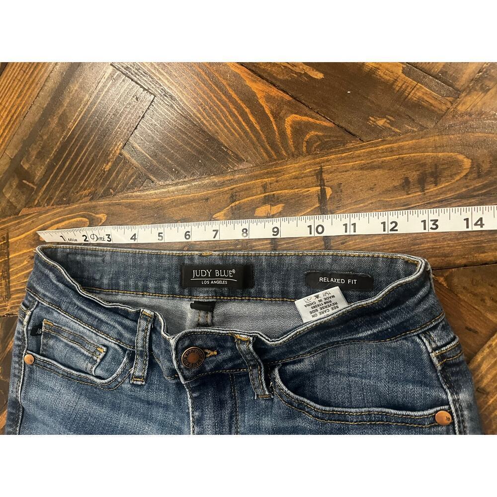 Judy Blue Jeans Relaxed Fit Women 27 Academia Stretch Casual Comfy Preppy Grunge - Picture 5 of 11